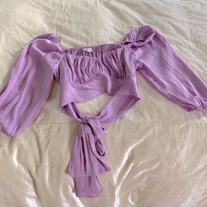 PURPLE CROP TOP💜💜💜